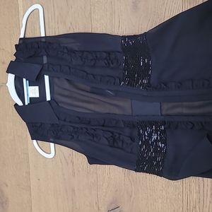 Marciano black evening top